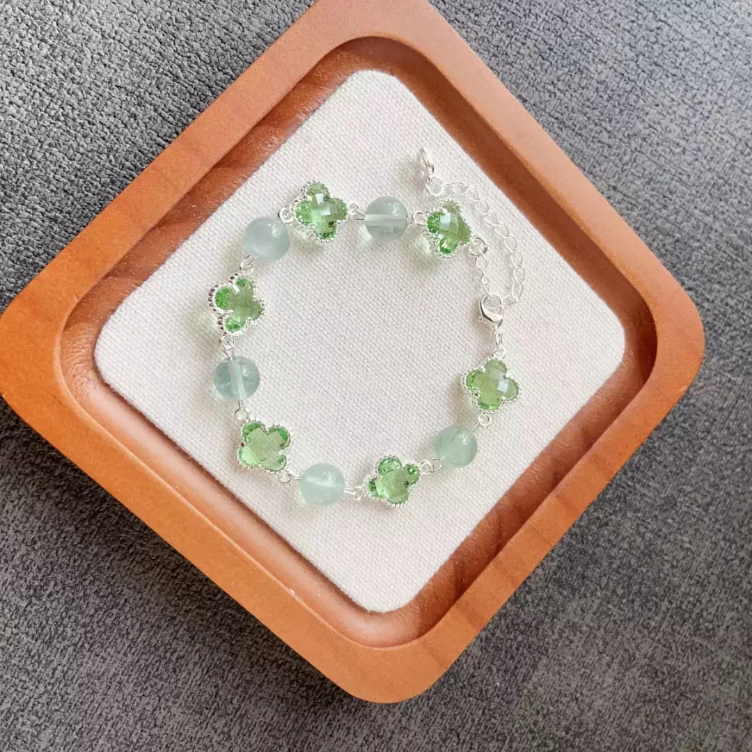 LUCKY FOUR-LEAF CLOVER BRACELET