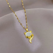 CAT’S EYE FOX QUEEN NECKLACE