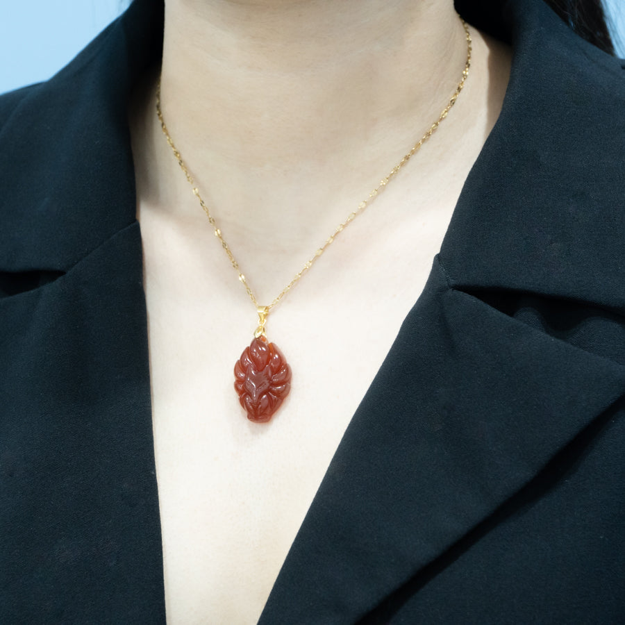 Lucky Fox Queen Stone - Red