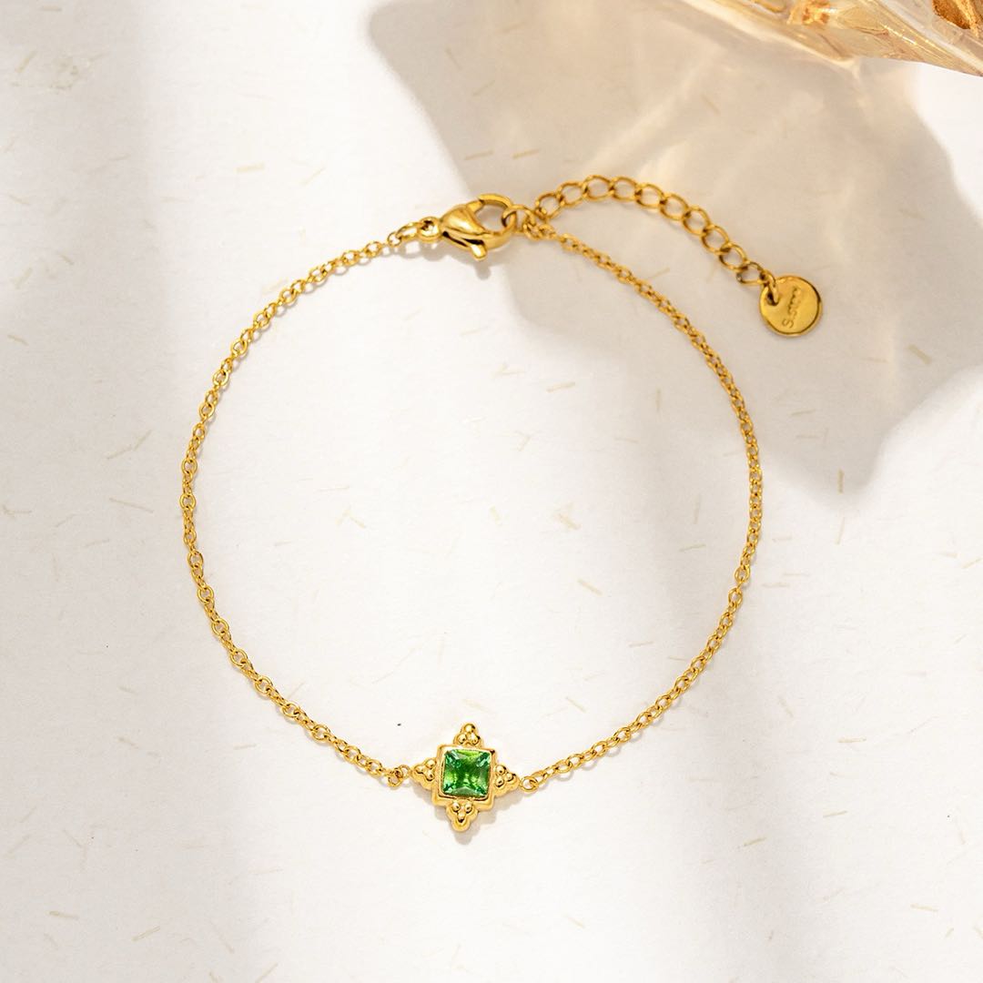 Energy Alignment Jewelry Set Titanium Natural Stone