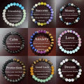 7 Chakra Natural Stone Healing Balance Energy Beaded Bracelet