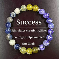 7 Chakra Natural Stone Healing Balance Energy Beaded Bracelet