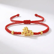 Fortune Bracelet Red String Fire Horse Charm
